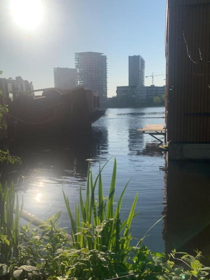 شقة Beautiful Amstel Houseboat أمستردام المظهر الخارجي الصورة